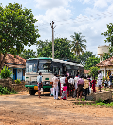 Rural bus transport